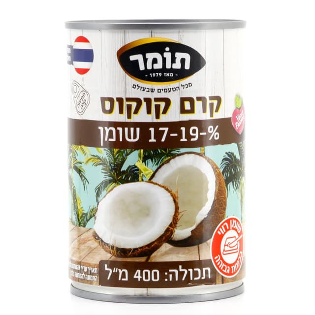 קרם קוקוס 400 גר