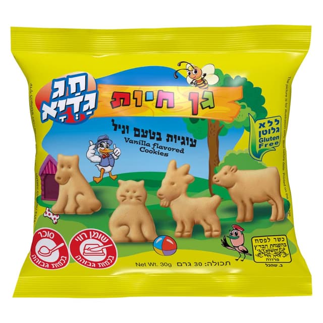 עוג.גן חיות בטעם וניל30ג