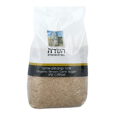 סוכר קנים אורגני חום 1 קג