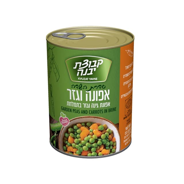 אפונת גינה וגזר 550 ג' יבנה