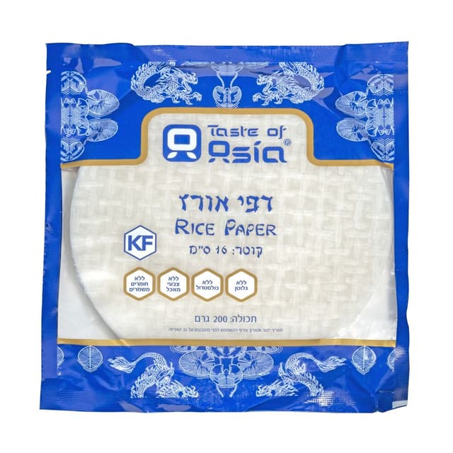 דפי אורז ללא גלוטן 300 ג'