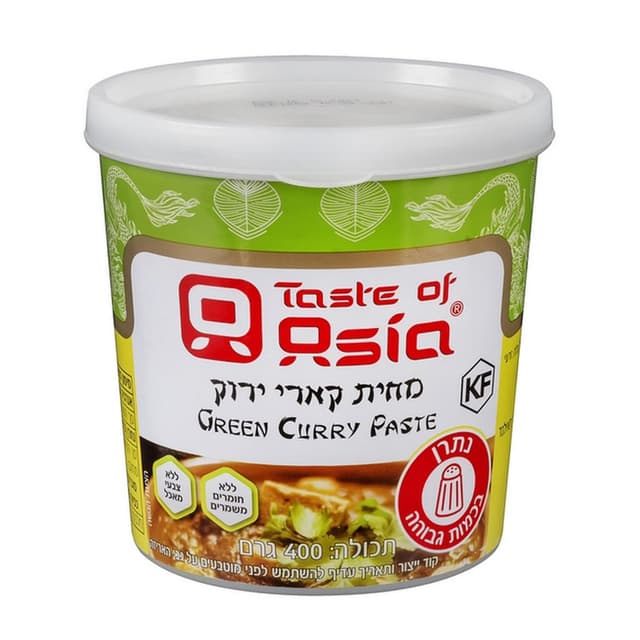 ממרח קארי ירוק 400 ג