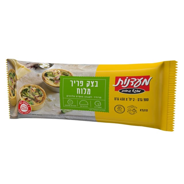 בצק פריך מרודד למאפים מלוחים 900 ג' מעדנות