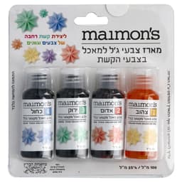 רביעיית צבעי מאכל ג'