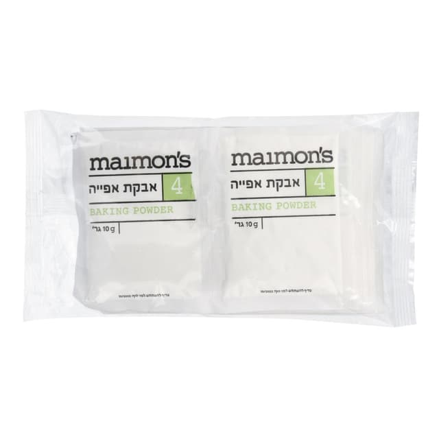 מימונס אבקת אפיה 10* 10ג'