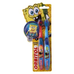2 מברשות שיניים בוב ספוג