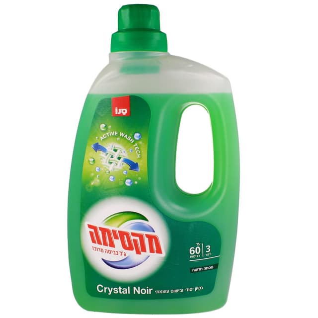 ג'ל כביסה מקסימה קריסטל 3 ל' סנו