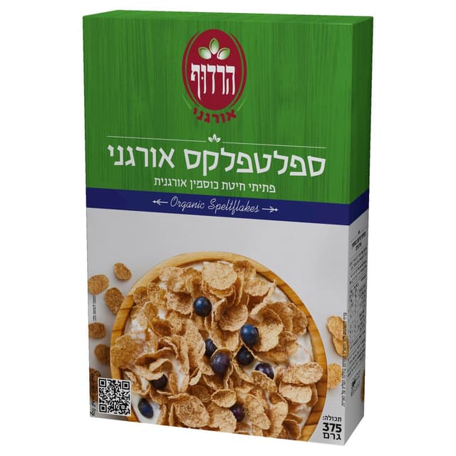ספלטפלקס אורגני פתיתי כוסמין 375 גר