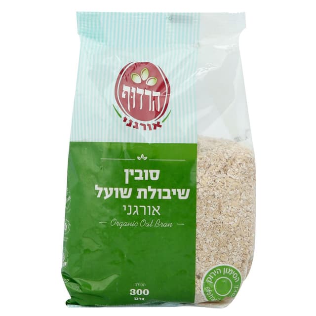 סובין שיבולת שועל  אורגני 300 גר הרדוף