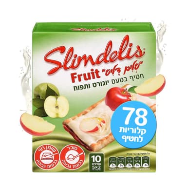 חטיף בריאות יוגורט במילוי תפוח 182 גר