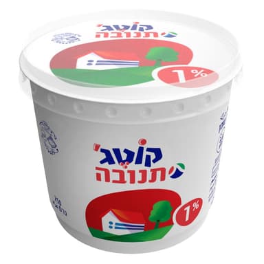 קוטג תנובה 1% גביע 2