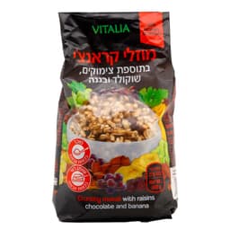 מוזלי קראנצ צימוק ושוקולד 600 גר