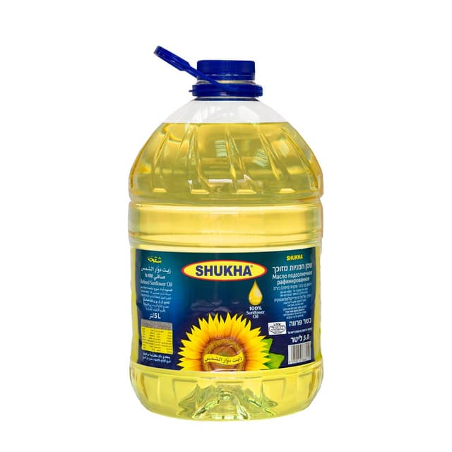 שמן חמניות 5ל' שוקחה