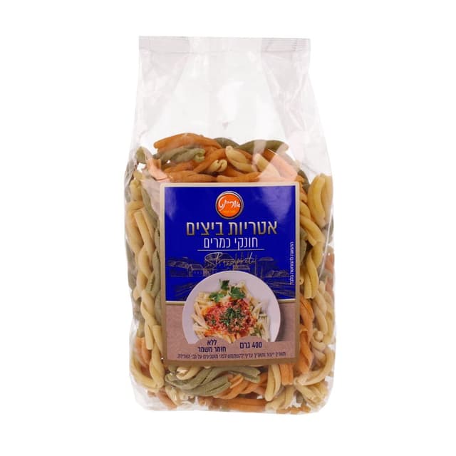 פסטה ביצים 3צבעי חונקי כמרים 400 אוריינט