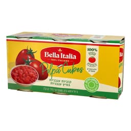 עגבניות חתוכות לקוביות  3*400 ג' בלה איטליה