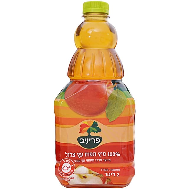 מיץ תפוח עץ צלול 2 ליטר פריניב