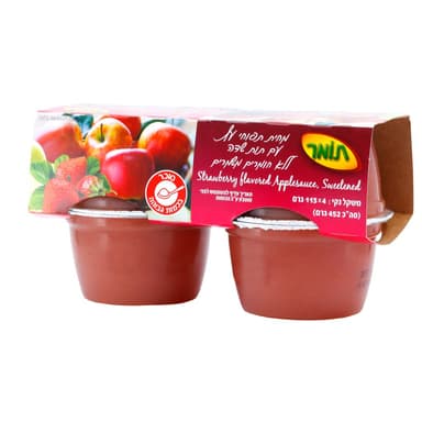 רסק תפוח עץ עם תות שדה 452 גר