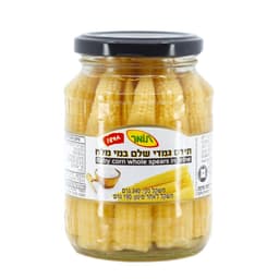 תירס גמדי שלם במי מלח בצנצנת 340 גרם