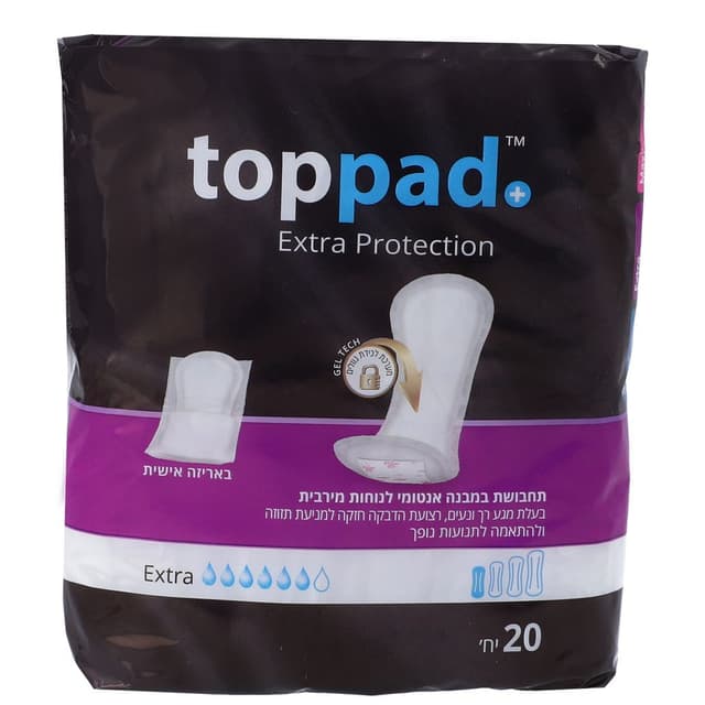 טופ פד - תחבושות אקסטרה 20 יח'
