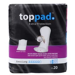 טופ פד - תחבושות אקסטרה לונג 20 יח'