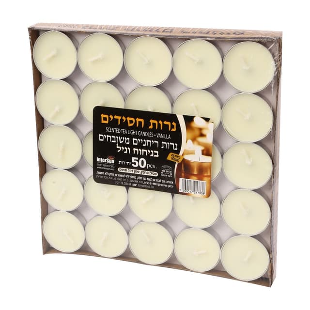 נרות חימוםוניל 50 יח