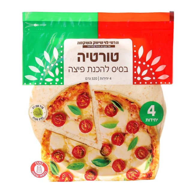 טורטיה בסיס להכנת פי