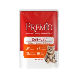 פאוץ סלמון קיטן ברוטב 85 ג' פרמיו