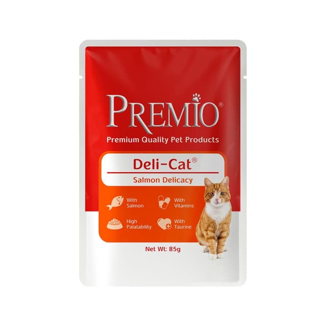 פאוץ סלמון לחתול בוגר בג'לי 85 ג' פרמיו