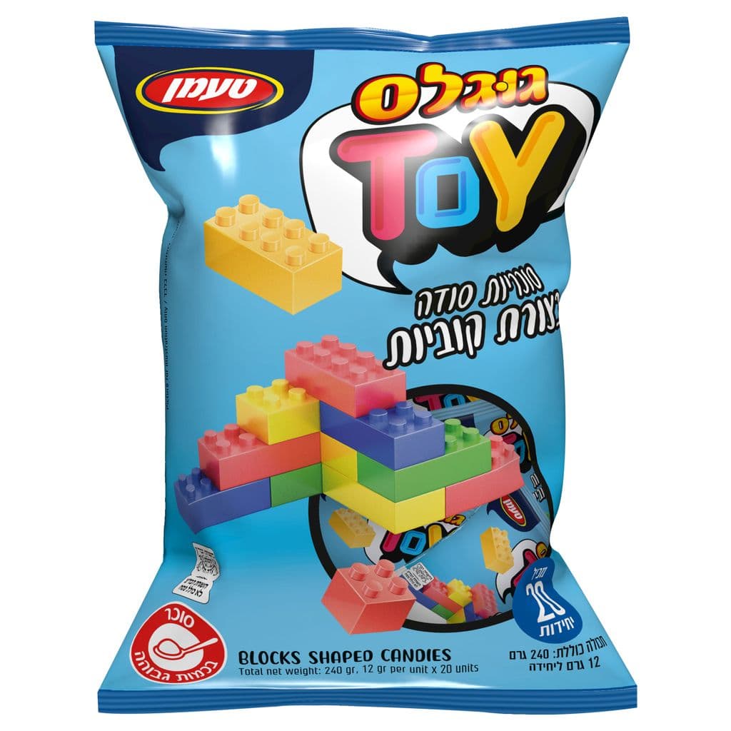 סוכריות סודה בצורת ל