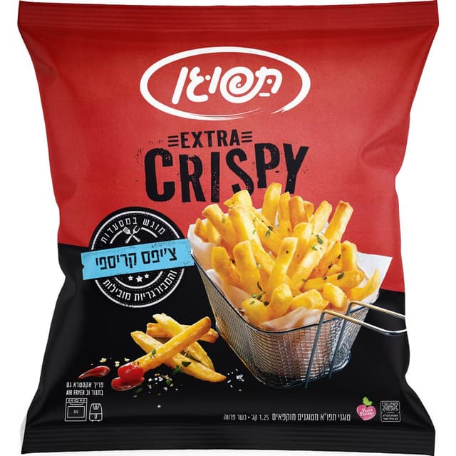 תפוגן קריספי צ'יפס קלאסי 1.25 ק"ג