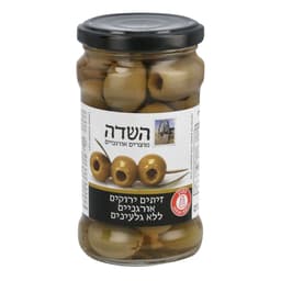 זיתים ירוקים ללא גלעינים אורגני 290 גרם