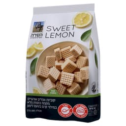 קוביות וופלים כוסמין לימון אורגני 200 גר
