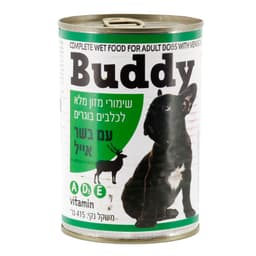 מזון לכלב עם בשר ציד