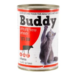 מזון לחתול עם בקר