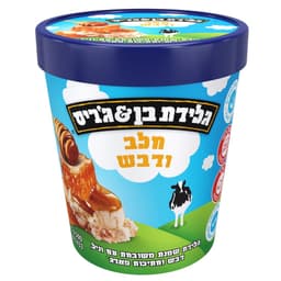גלידת פיינטים חלב ודבש בן אנד גריס