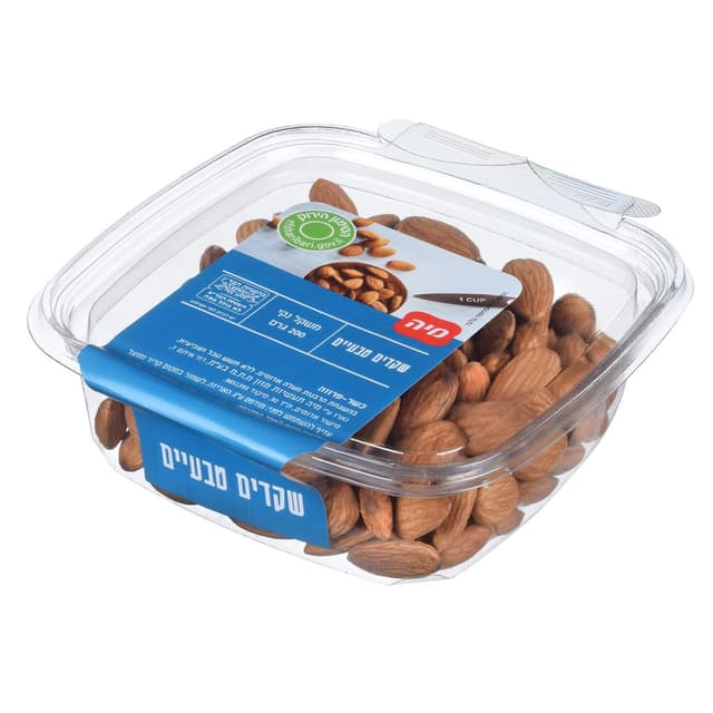 שקדים טבעי 200 גרם