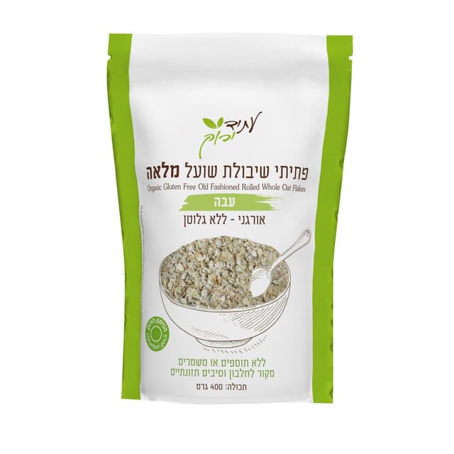 פתיתי ש.שועל עבה קוואקר אורגני 400 גרם