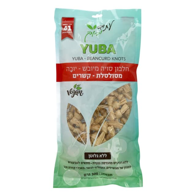 יובה חלבון סויה מיובש מסולסלת קשרים 300