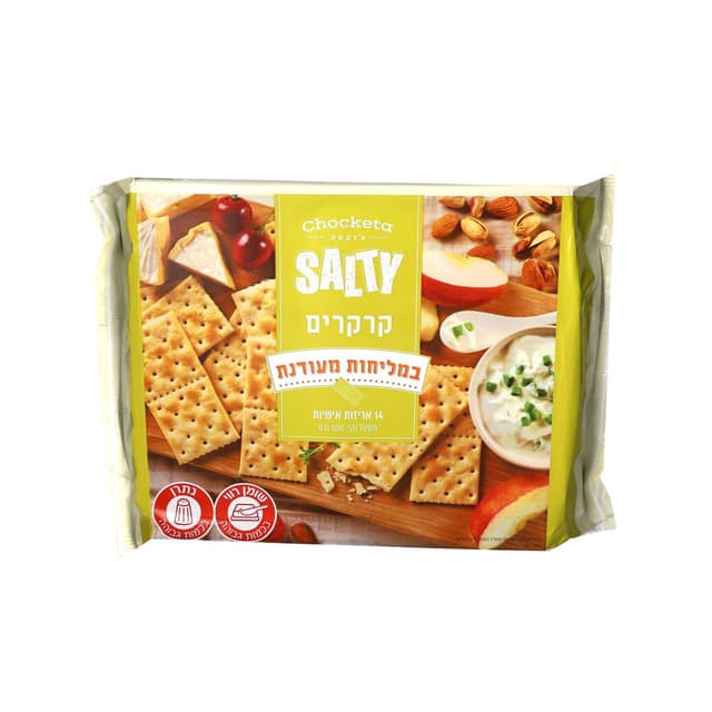 צוקטה קרקרים במליחות מעודנת 500 גרם