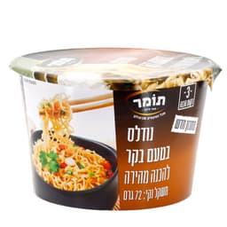 נודלס מנה חמה בקר תומר 72 גרם