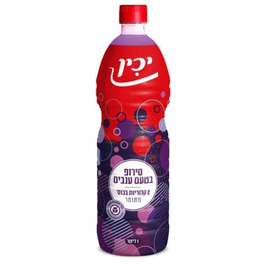 סירופ בטעם ענבים 1ל' יכין