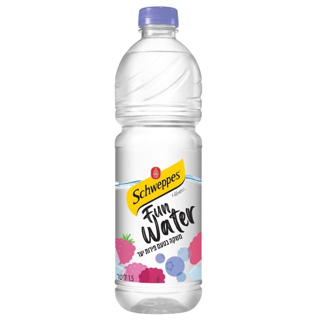 מים בטעם פירות יער 1.5 ל' שוופס