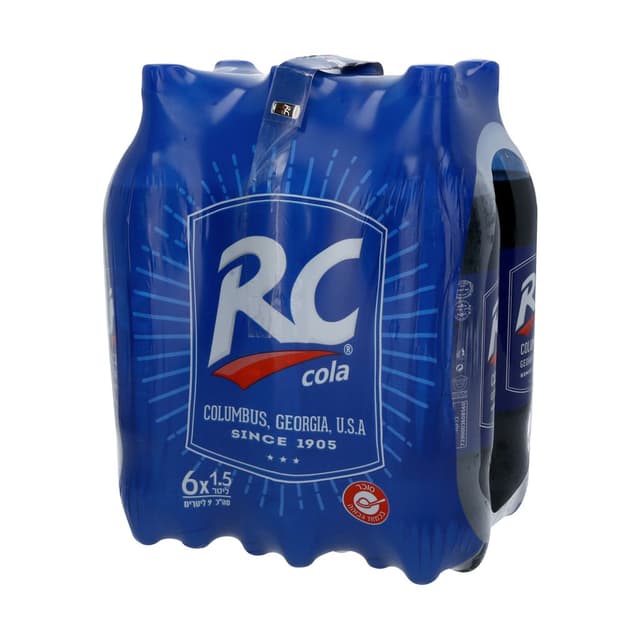 מארז משקה בטעם קולה שישייה * 1.5 ל' אר.סי