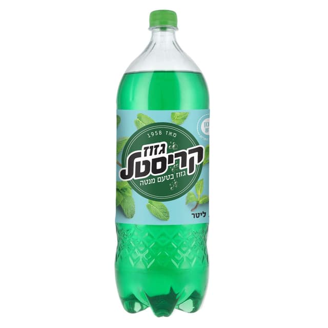 משקה מוגז בטעם מנטה 2 ל' קריסטל