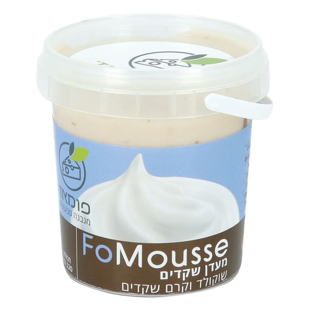 פומאז מעדן פו מוס שקדים שוקולד  120 גרם