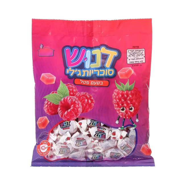 סוכריות דנוש ג'לי פטל 500 גרם