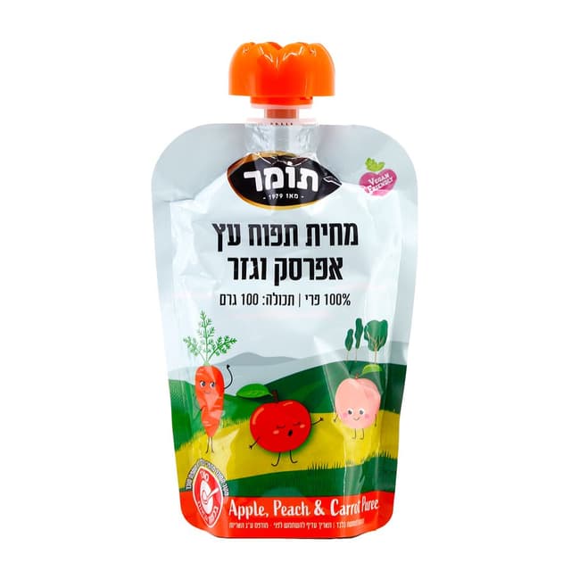 סקוויז מחית תפו"ע וגזר 100 גרם