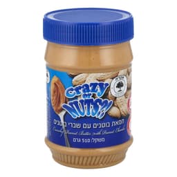 חמאת בוטנים עם שברי בוטנים 510 ג'