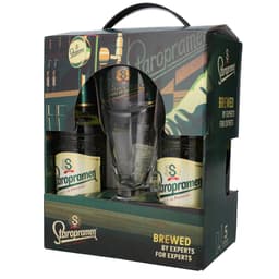 בירה סטארופרמן בקבוק 330מ"ל  +5כוס