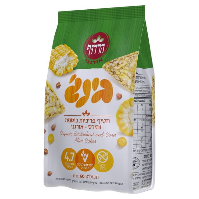 חטיף בינג כוסמת ותירס לל"ג אורגני 60 גר